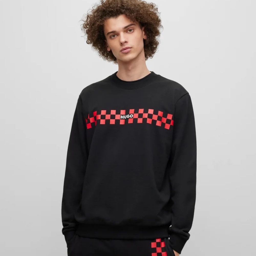 Hugo Boss Checkered Sweater